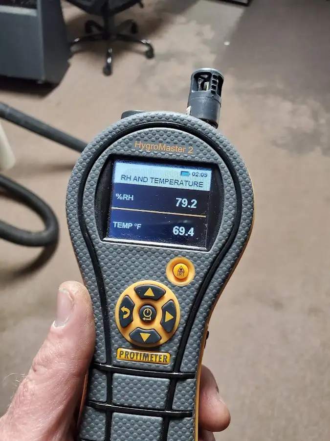 Moisture meter humidity assessment for Fire & Smoke Damage Restoration in Lake Shore